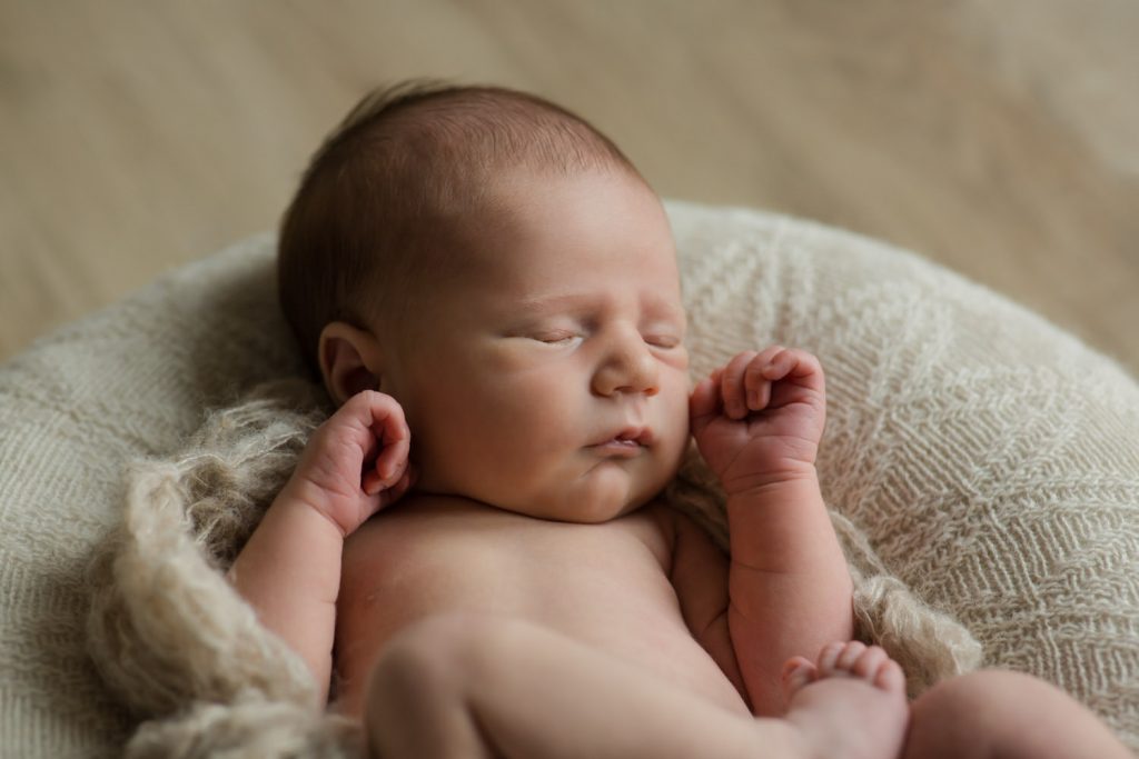 Babyfotos mit warmen Farben
