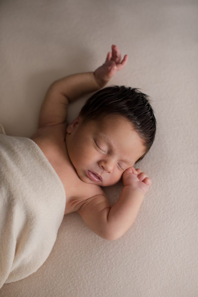 Baby zu Hause fotografieren