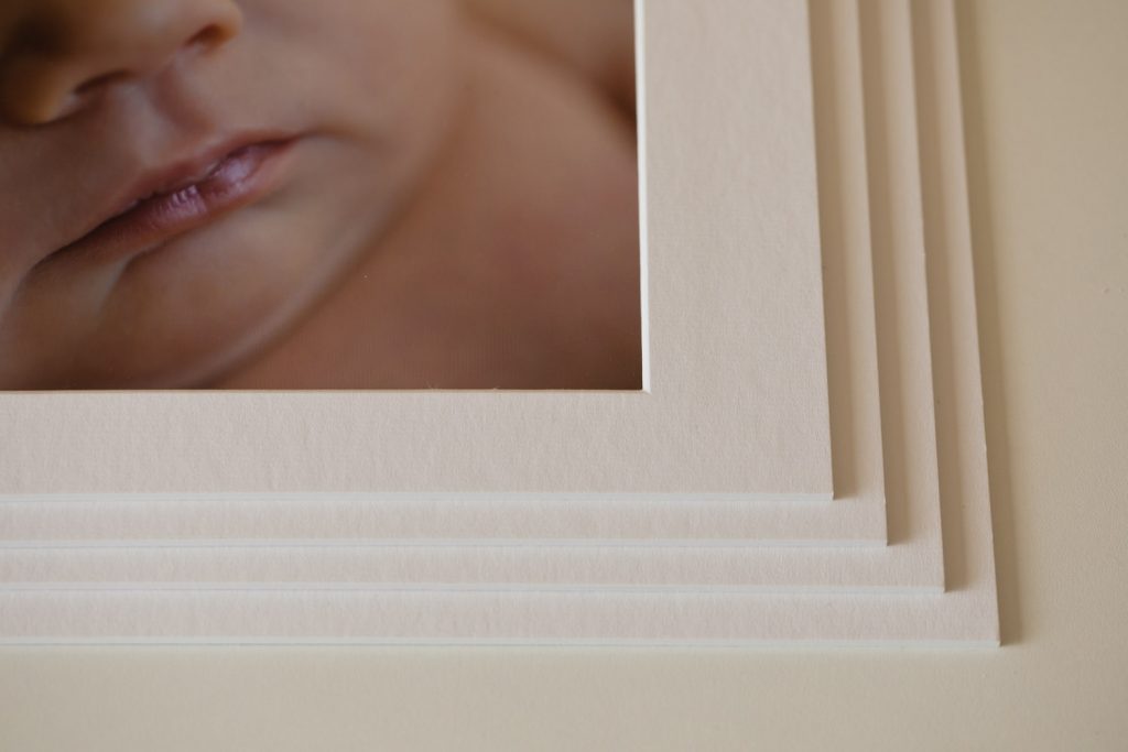 Bild im Passepartout